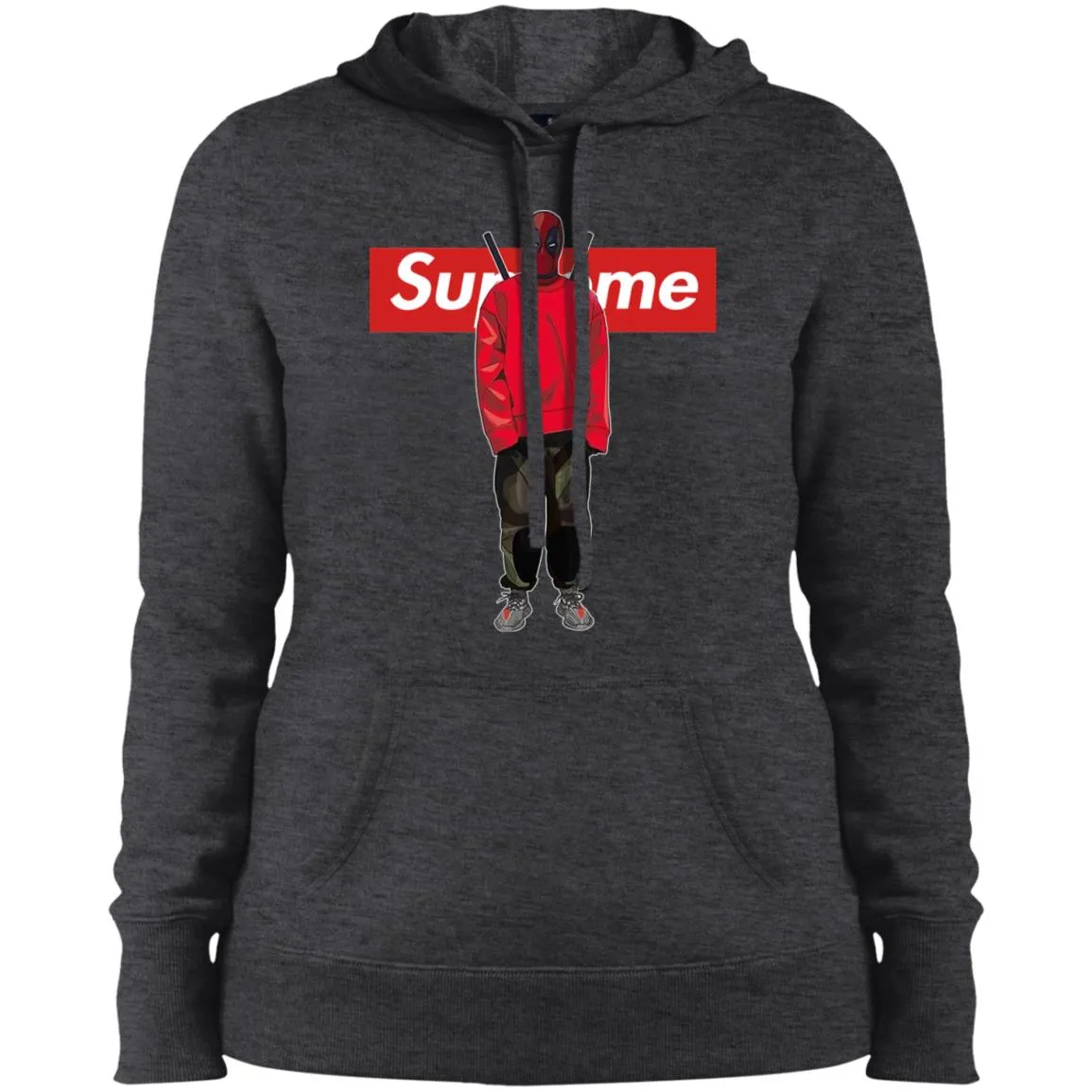 Supreme Deadpool Hiphop T-shirt Women Hooded Sweatshirt