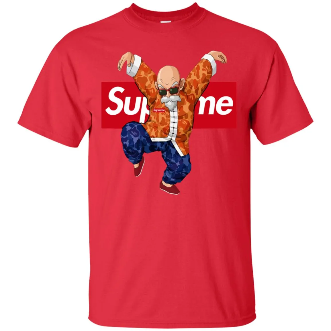 Supreme Kame Turtle Dragon Ball T-shirt Men Cotton T-Shirt