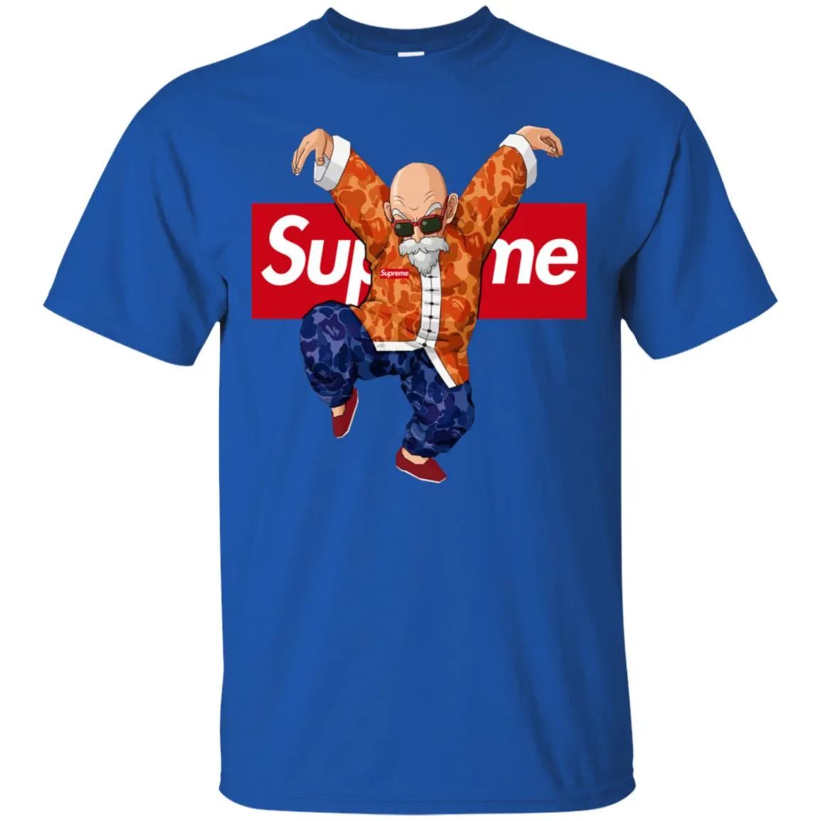 Supreme Kame Turtle Dragon Ball T-shirt Men Cotton T-Shirt