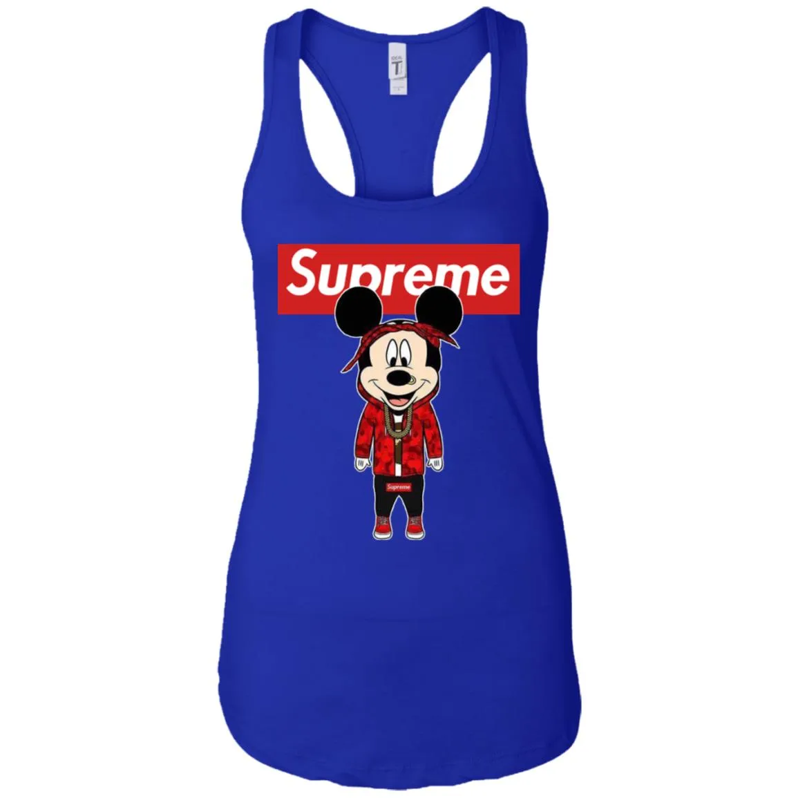 Supreme Mickey Style Fashion T-shirt Women Tank Top