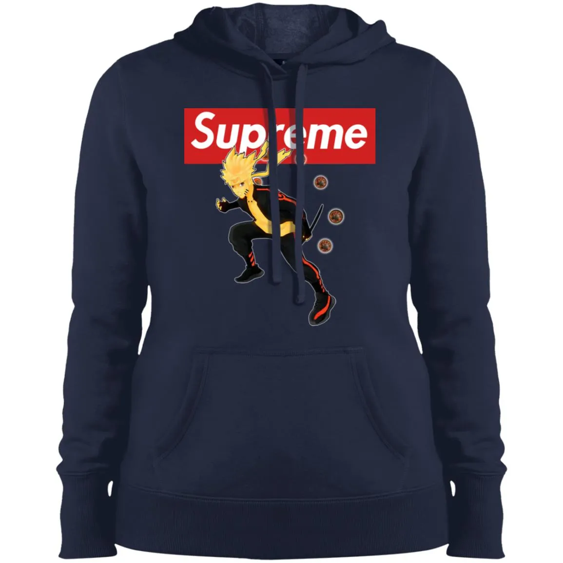 Supreme Naruto T-shirt Women Hooded Sweatshirt