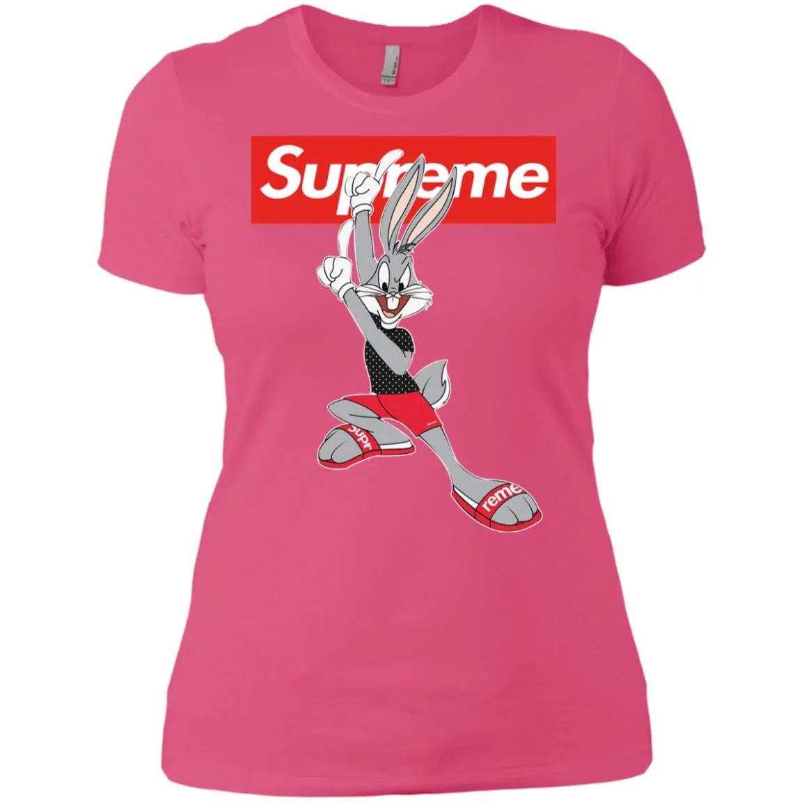 Supreme Rabbit Cute Stylelist T-shirt Women Cotton T-Shirt