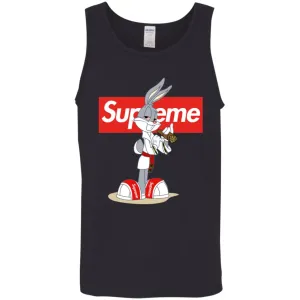 Supreme Rabbit Smoking T-shirt Men Cotton Tank