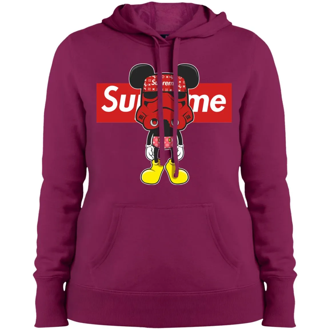 Supreme Robot Mickey Hot T-shirt Women Hooded Sweatshirt