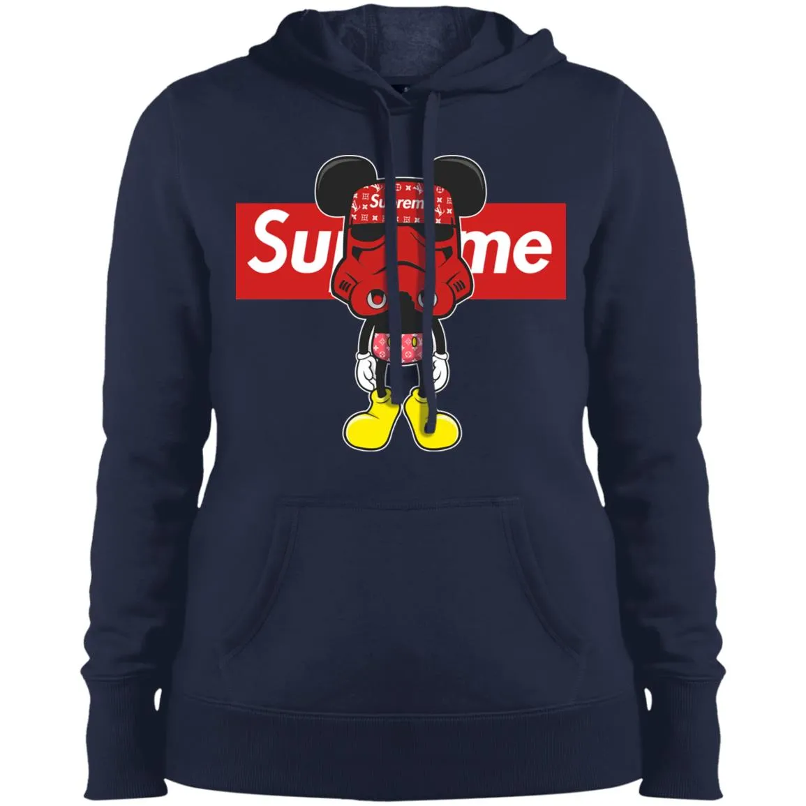 Supreme Robot Mickey Hot T-shirt Women Hooded Sweatshirt