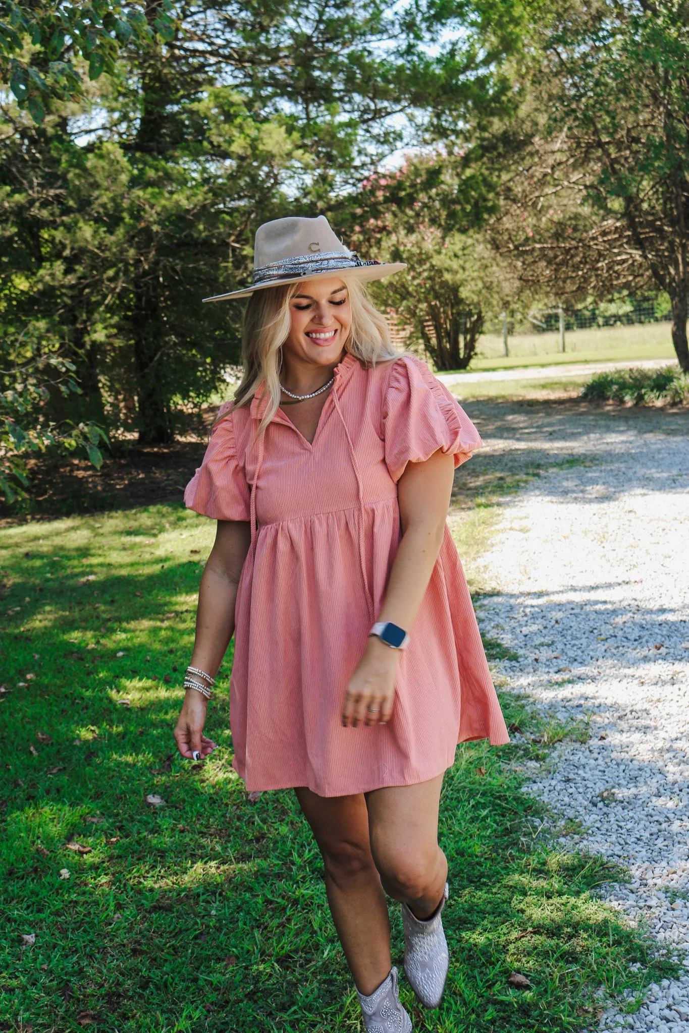 Sweet Charmer Corduroy Dress