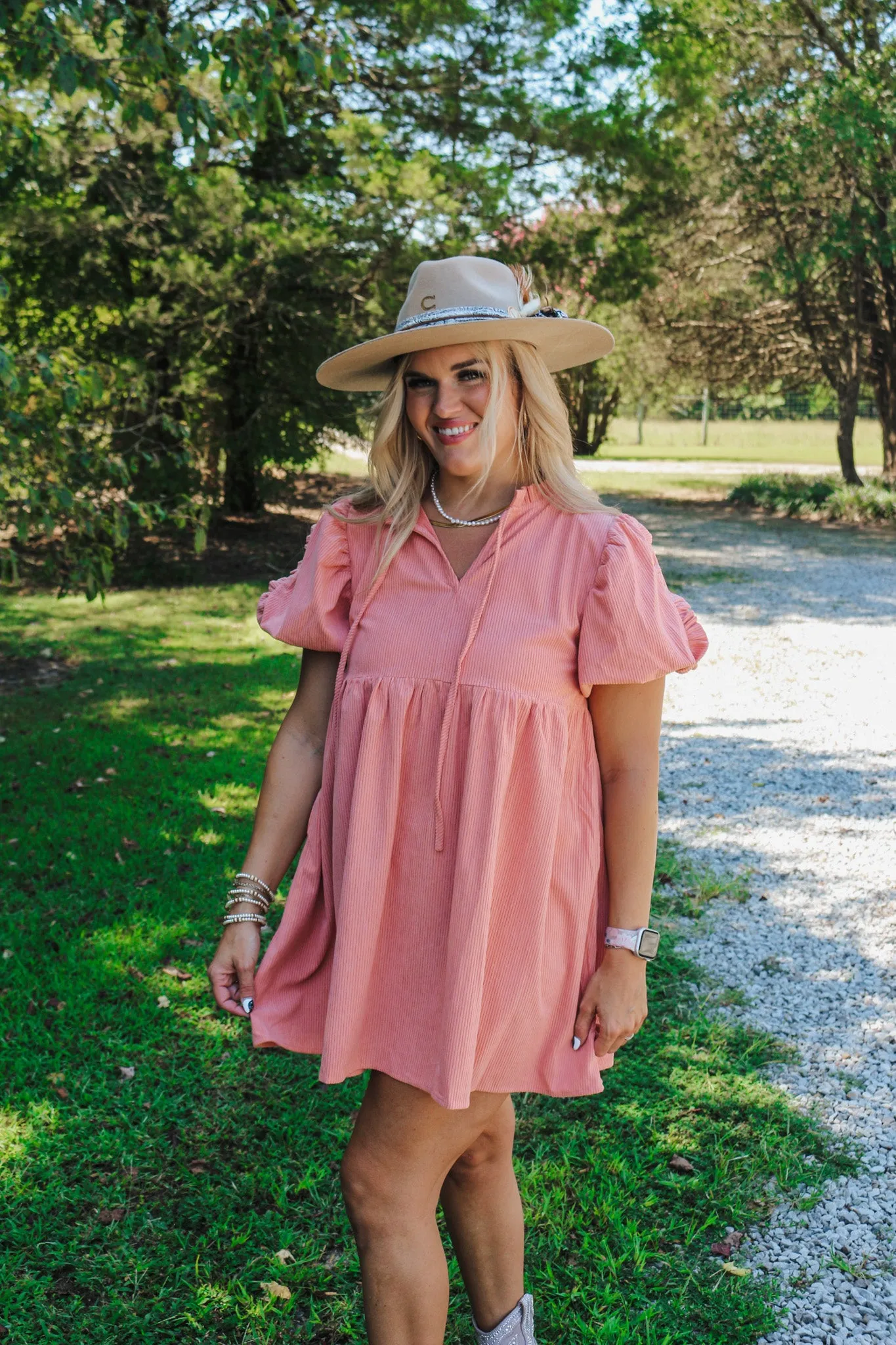 Sweet Charmer Corduroy Dress