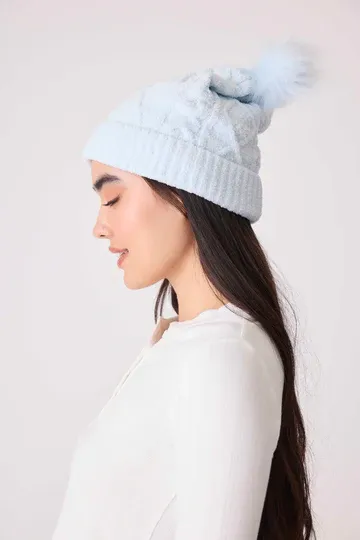 The Chenille Cozy Cable Beanie