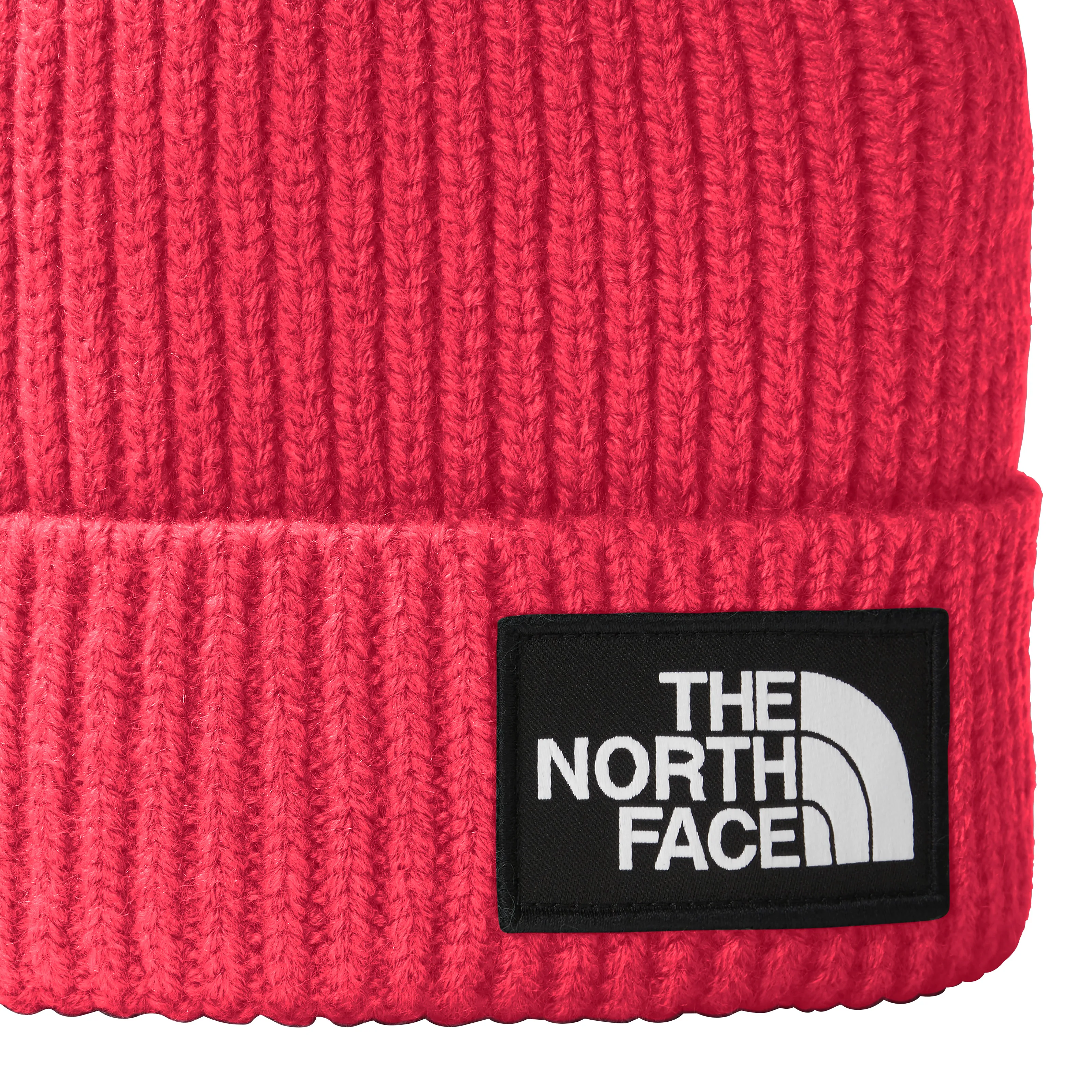 The North Face Kids&#x27; TNF Box Logo Cuff Beanie Radiant Poppy | Buy The North Face Kids&#x27; TNF Box Logo Cuff Beanie Radiant Poppy here | Outnorth