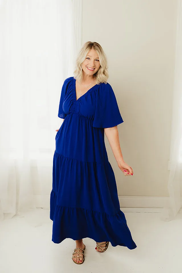 Tiered Babydoll Maxi Dress