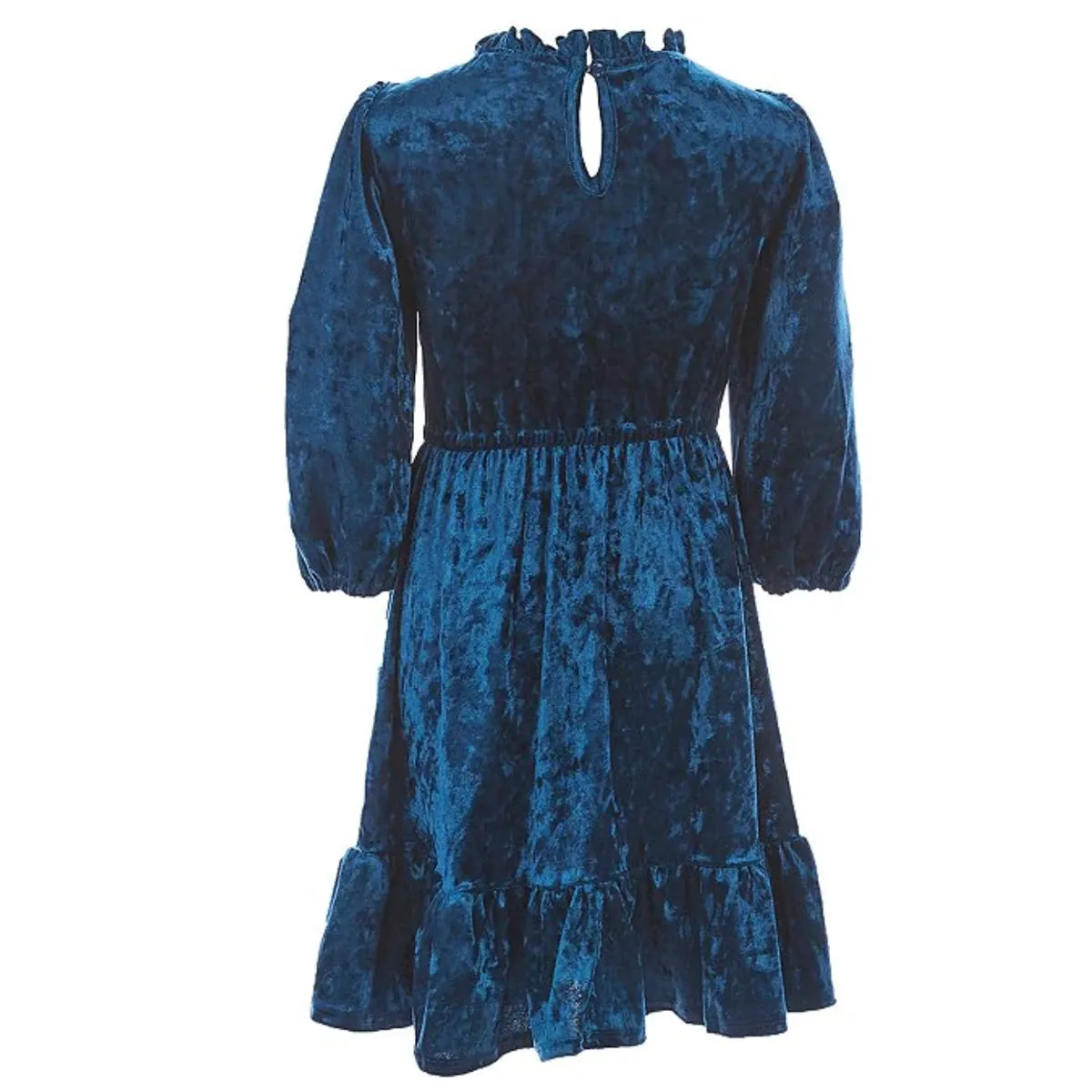 Tween Crushed Velvet Skater Dress