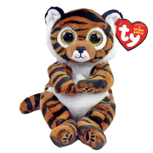 Ty : Beanie Babies - Clawdia the Black Striped Brown Tiger