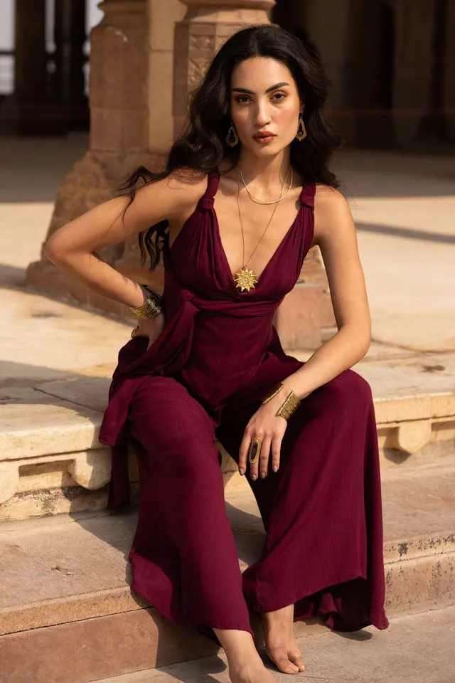 Uma Jumpsuit - Purple