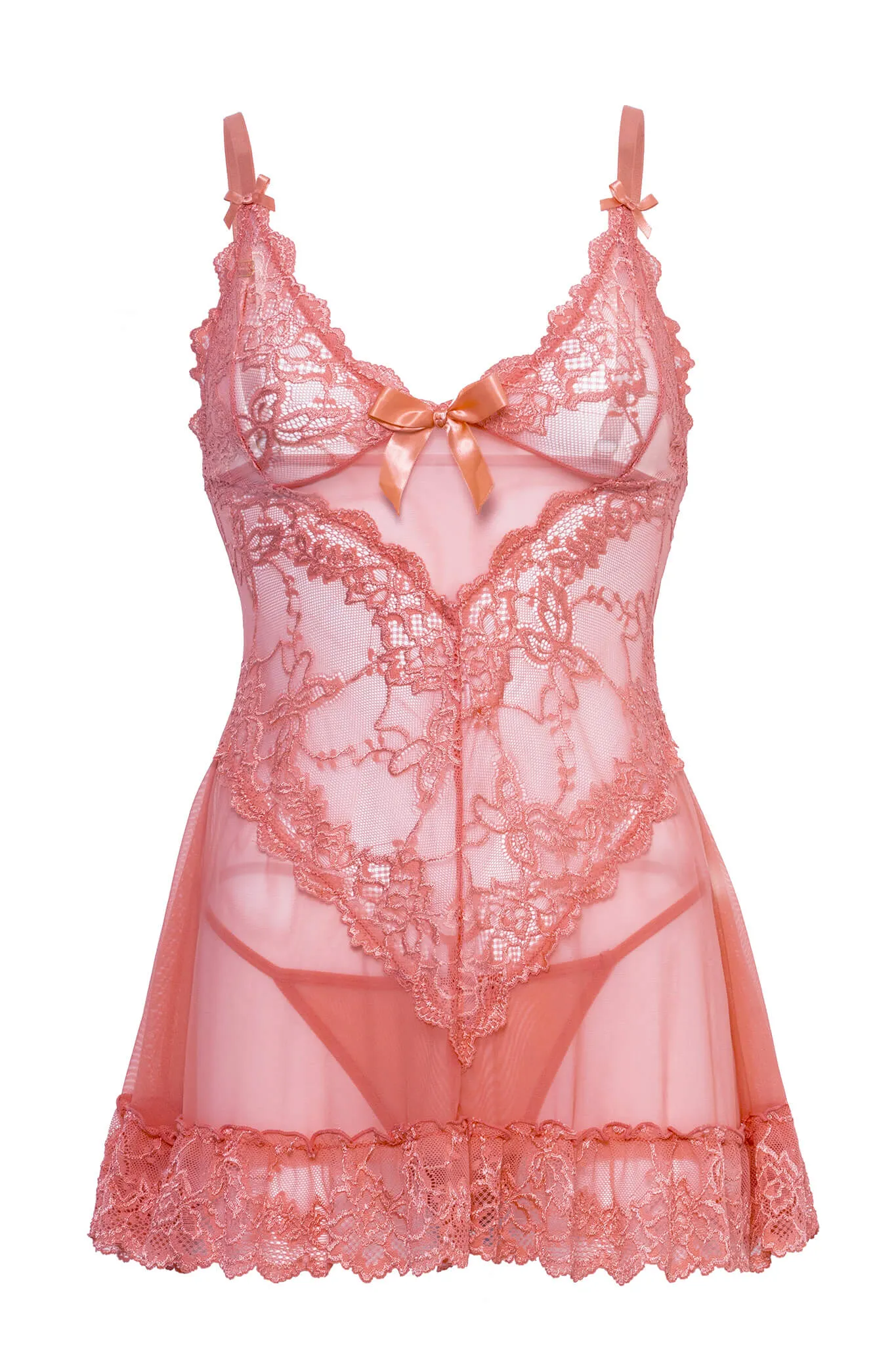 Valentine Lace Babydoll • Curve