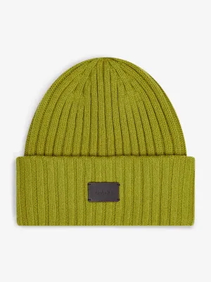 Varley Elva Chunky Rib Beanie - Olive Oil