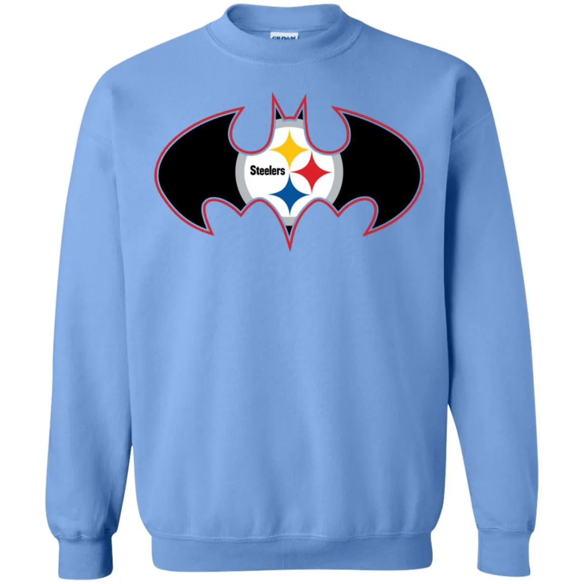 We Are The Pittsburgh Steelers Batman Nfl Mashup Crewneck Pullover Sweatshirt