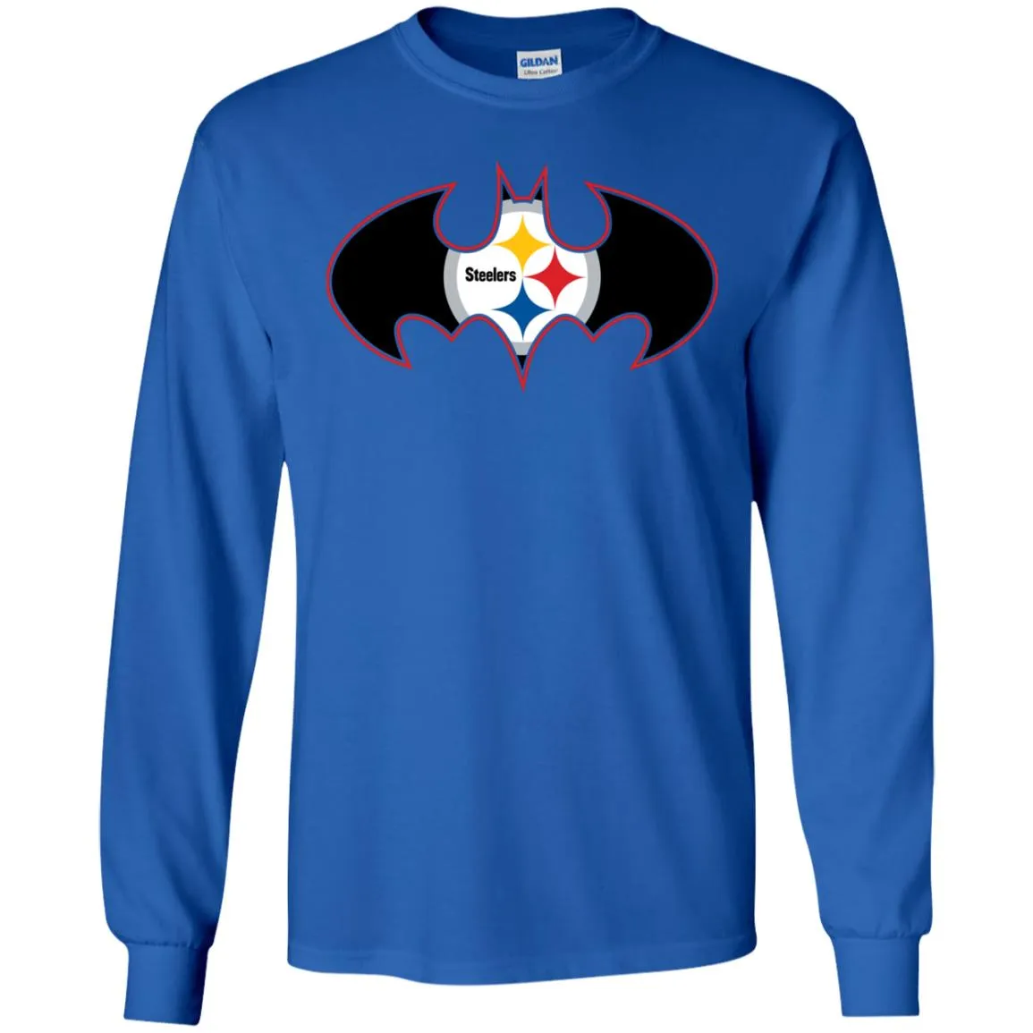 We Are The Pittsburgh Steelers Batman Nfl Mashup Men Long Sleeve Shirt