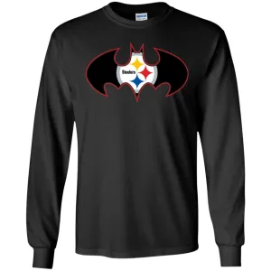 We Are The Pittsburgh Steelers Batman Nfl Mashup Men Long Sleeve Shirt