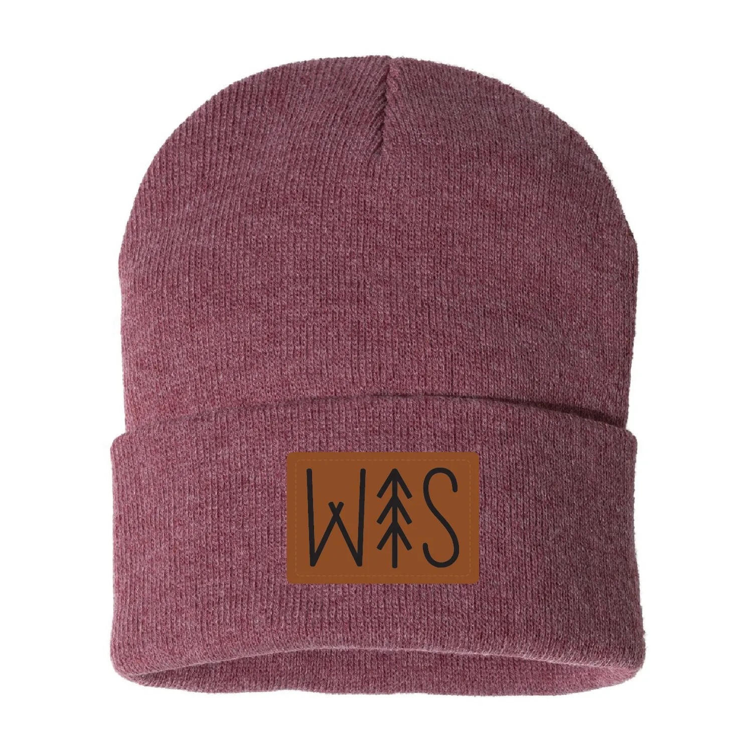 WI141 Solid 12" Cuffed Beanie