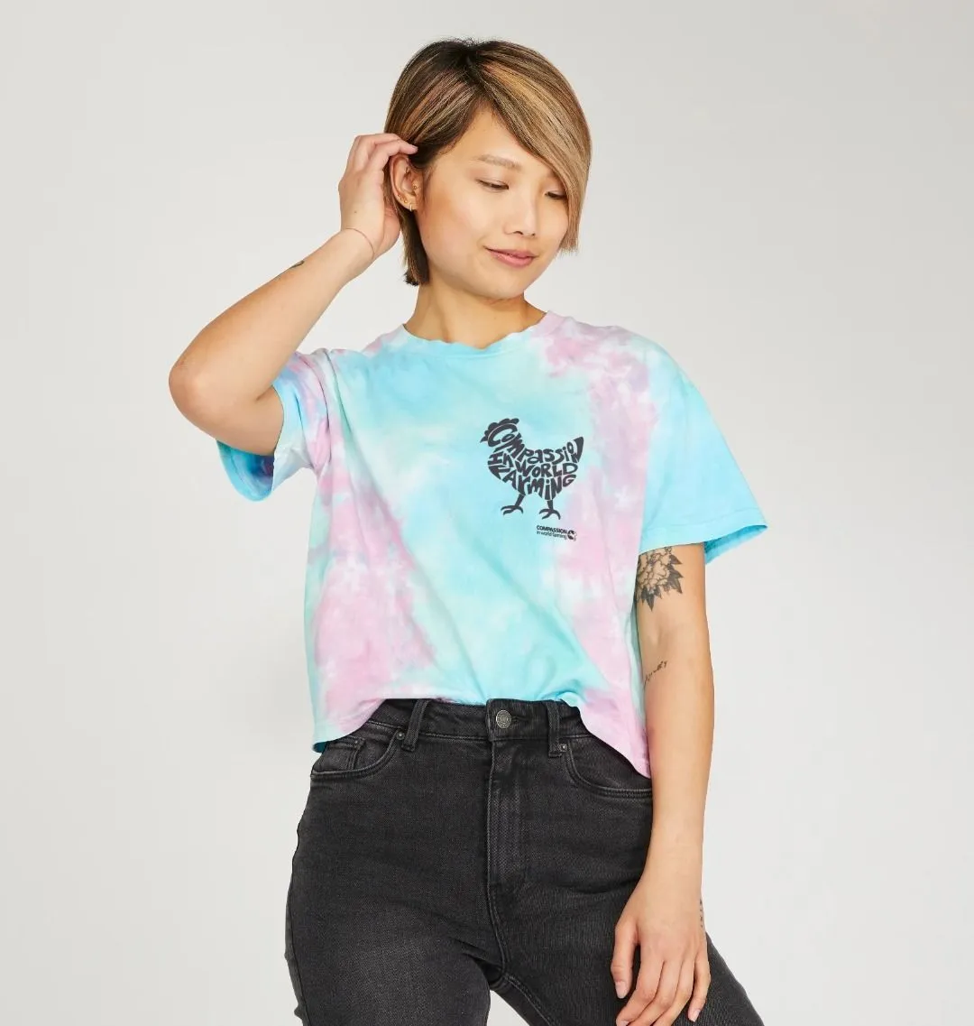 Women's Compassion Chicken Boxy T-Shirt