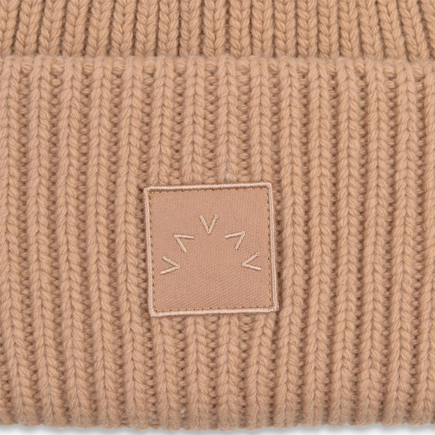 Womens Cretsa Rib Beanie Sand - AW24