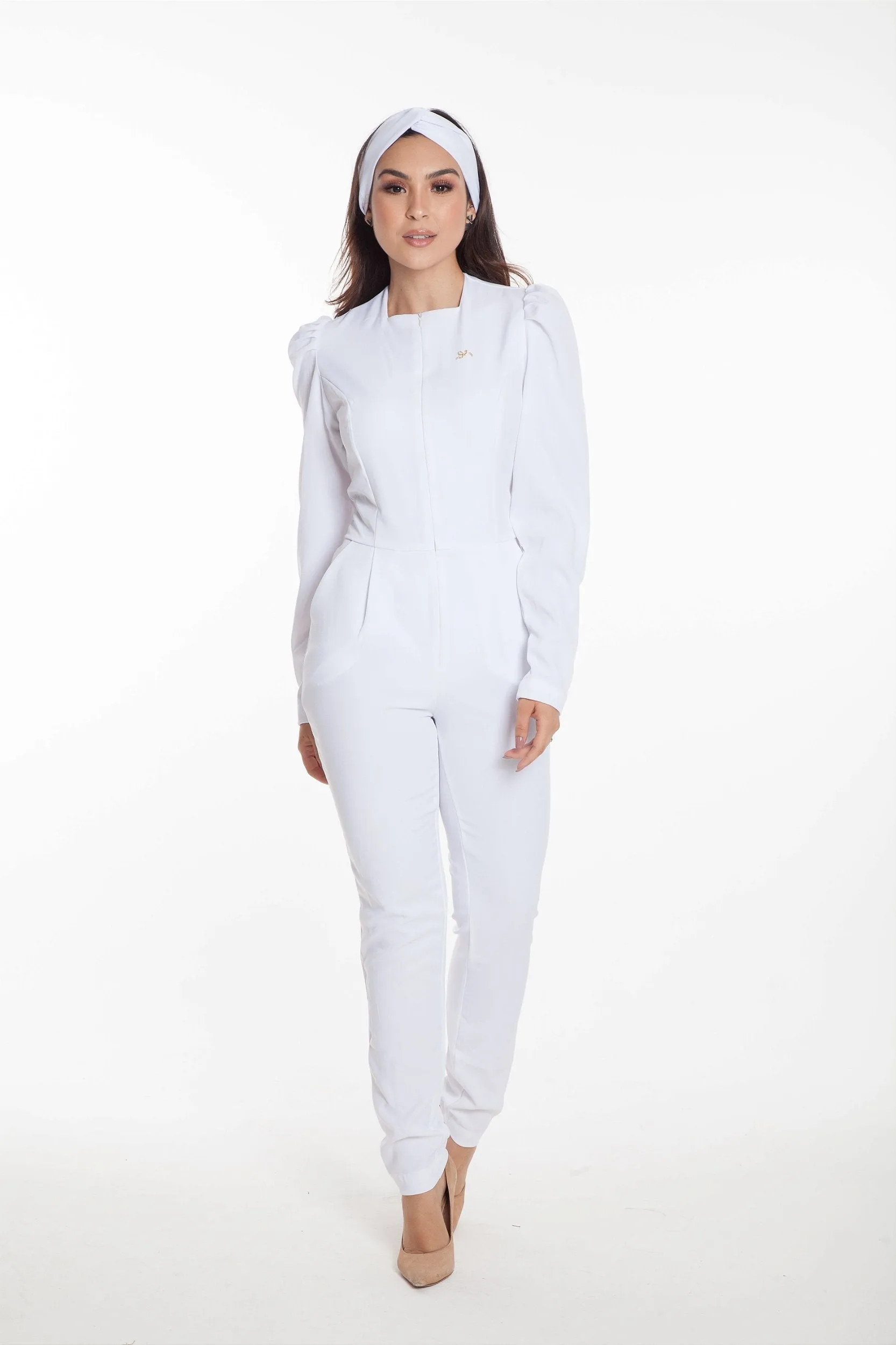 Women's Long Sleeve Surgical Jumpsuit