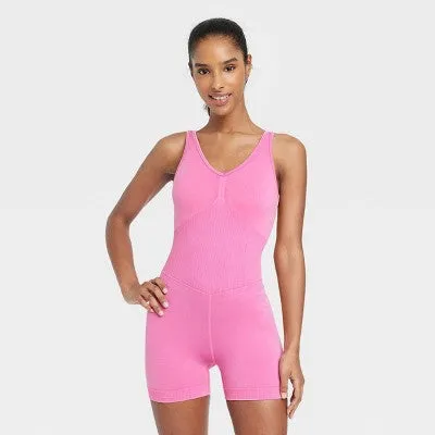 Women's Seamless Short Bodysuit - JoyLab