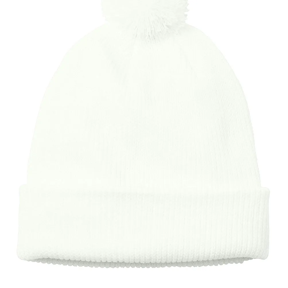 Women's Stylish Cozy Pom Beanie for Cold Weather