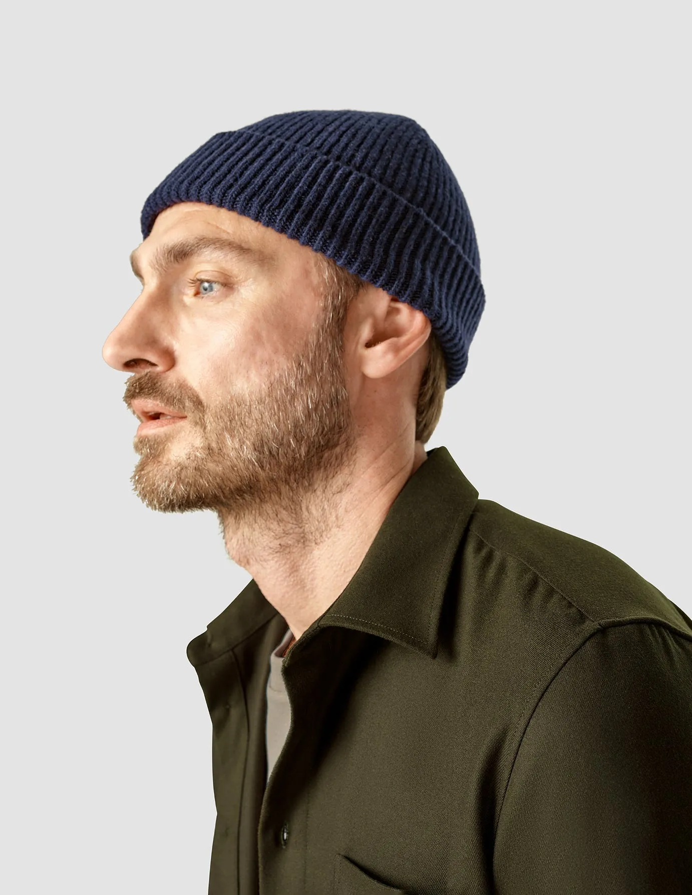 Wool Beanie Navy