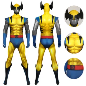 X-Men 97 Wolverine Cosplay Bodysuit Adults Wolverine Jumpsuit with Mask BEcostume