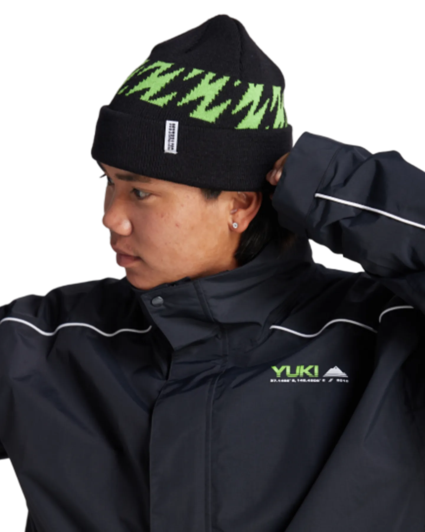 Yuki Threads Lighting Beanie - Black