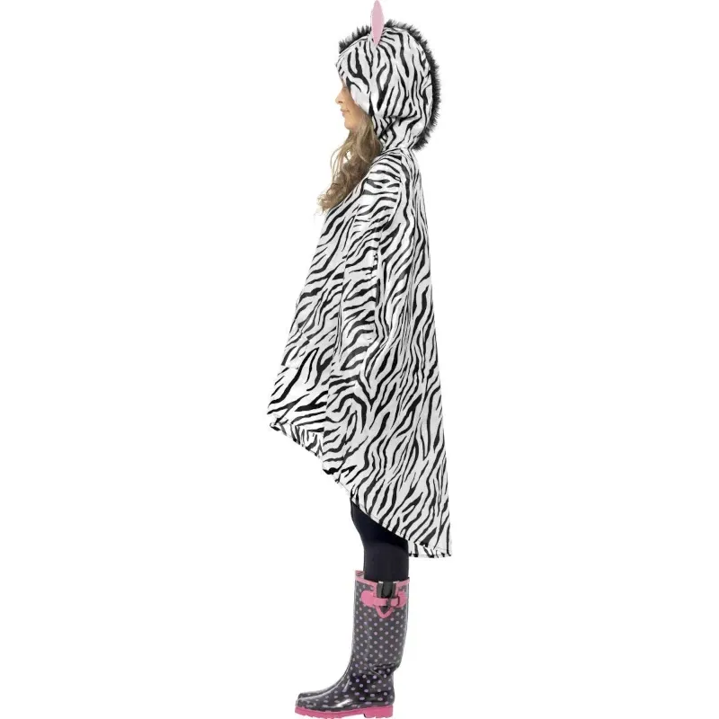 Zebra Party Poncho