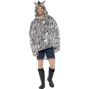 Zebra Party Poncho